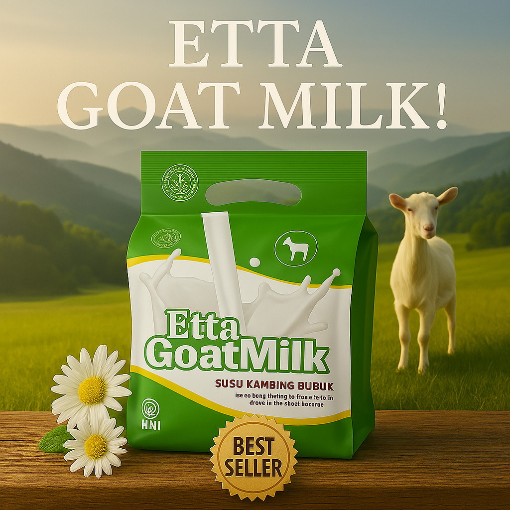 

Etta Goatmilk Susu Etawa Bubuk Enak & Sehat Cocok untuk Semua Umur