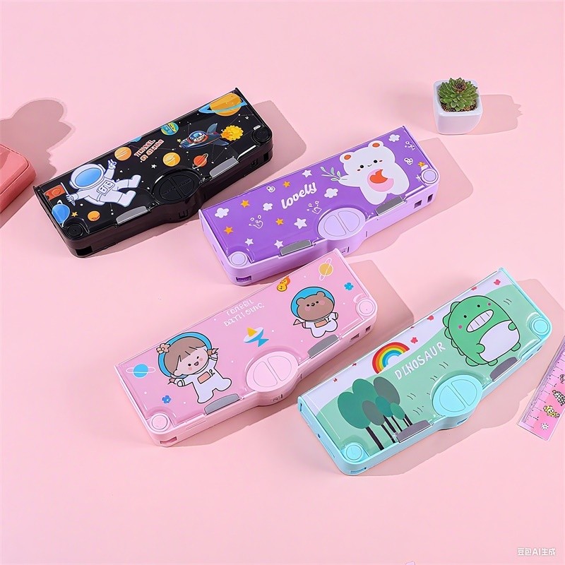 

COD Dengan Rautan Pensil Tempat Pensil Berkapasitas Besar Tempat Pensil Magnet Sandi Kotak Pensil Anak Kode Sandi Tempat Pensil Dua