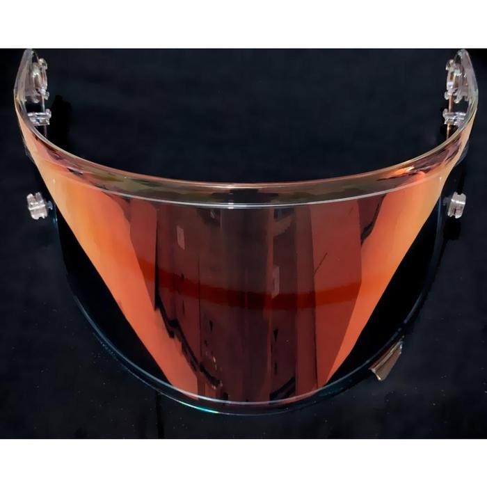 VISOR KYT STRIKER / NFR / NX RACE / NZ RACE - CLEAR BLUE/CLEAR GOLD//CLEAR RED - CLEAR GOLD