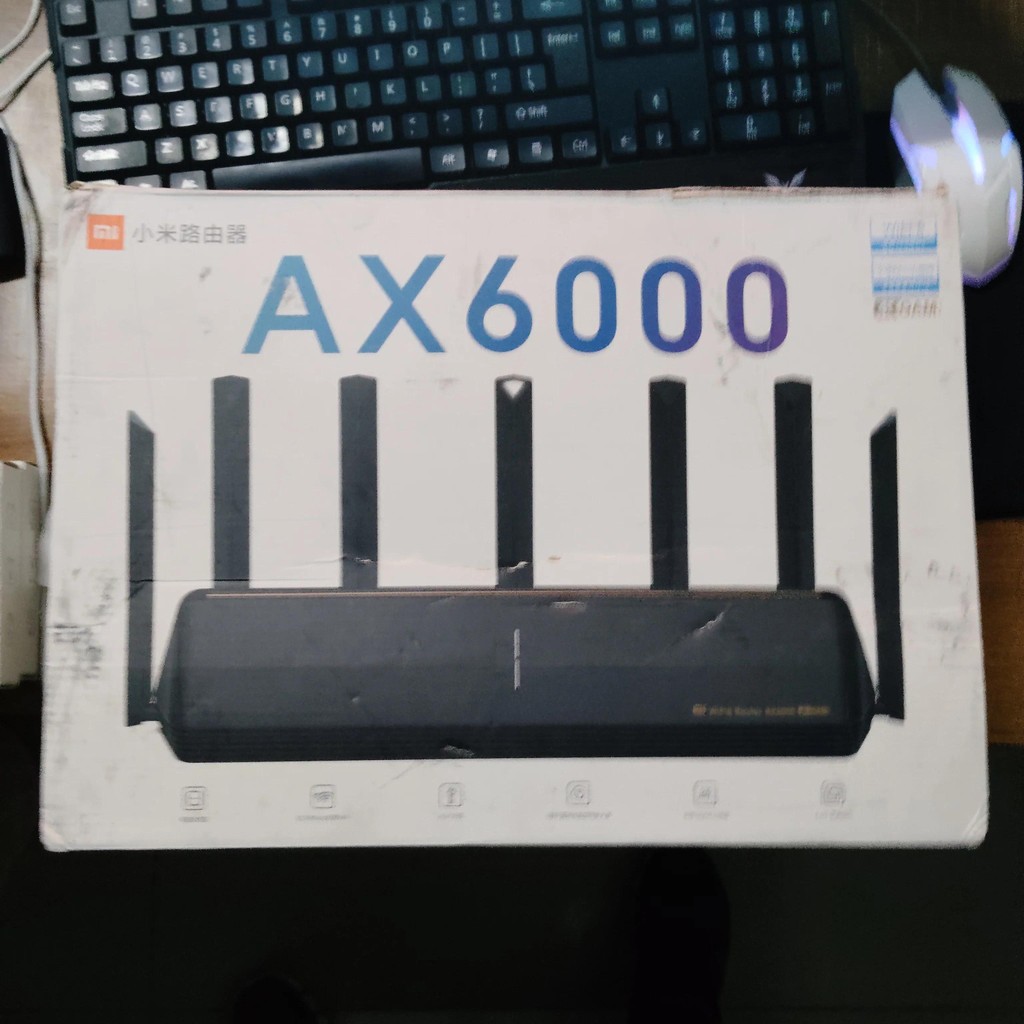 Used China Version  AX3600 AIoT Router Wifi 6 Dual-Band 2976Mbs Gigabit Rate WPA3 Security Encryptio