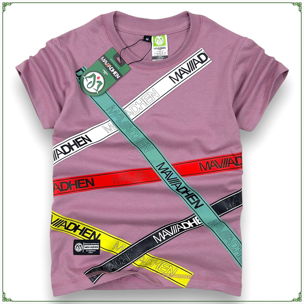 Goldstar+ Baju Kaos Distro Anak Laki-laki Usia 1-12 Tahun Bahan Katun Combed 30s Warna Ungu Violet