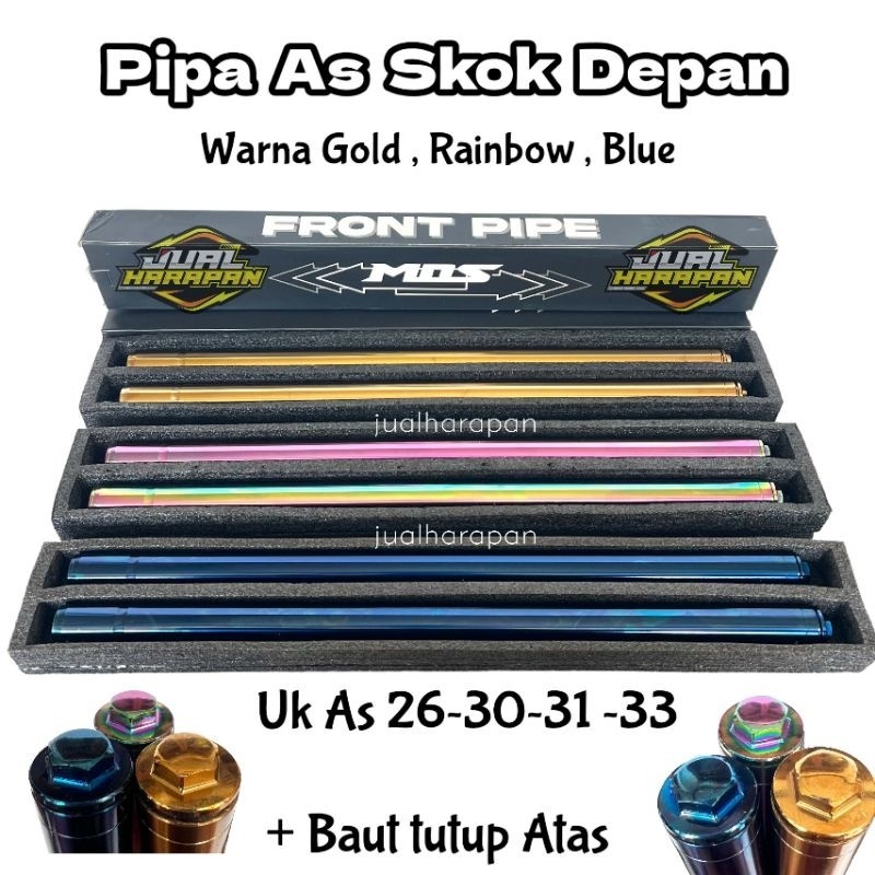 As Gold 26 30 31 33 as shock depan gold blue Ninja RR R ss S Megapro Vixion Scorpio RX-King RX king 