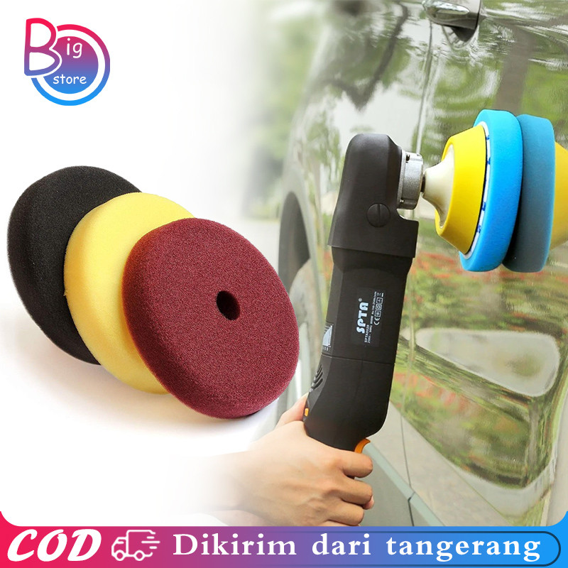6inch Busa Alat Poles Motor Mobil Foam Pad 6 Inch Sponge Polishing Spon Busa Poles Mobil