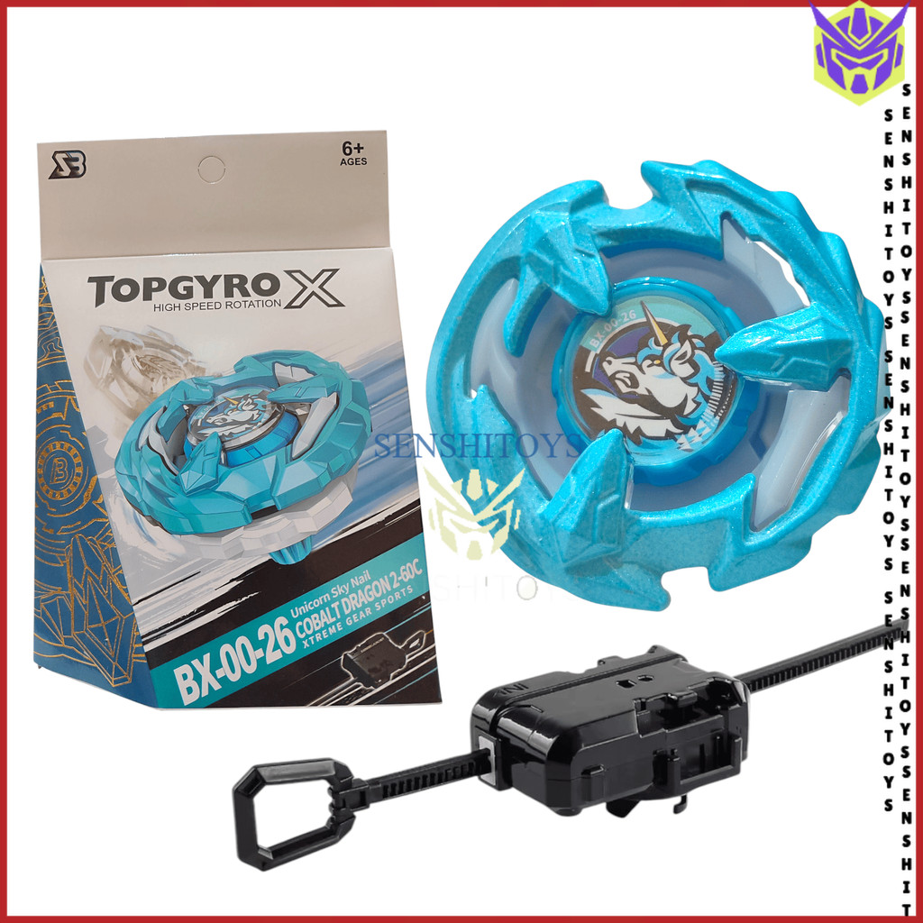 mainan gangsing cobalt dragon bx00-26 gasing series x topgyro
