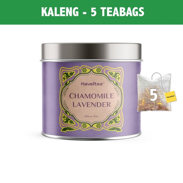 

PROMO! CHAMOMILE LAVENDER | Mini Tin | Haveltea | Floral Green Tea - Kaleng 5 TB