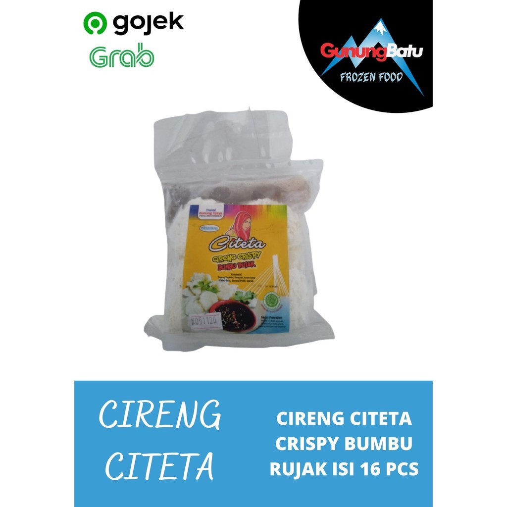 

CITETA CIRENG CRISPY BEKU RUJAK 12 PCS/ CIGEROS CIRENG CRISPY BUMBU RUJAK ISI 10PCS