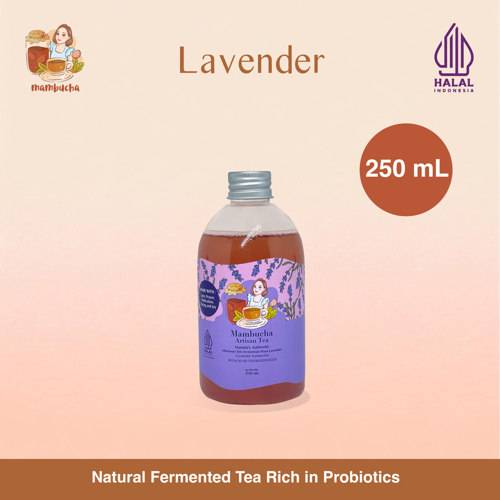 

Kombucha Teh Fermentasi Lavender Mambucha 250 ml
