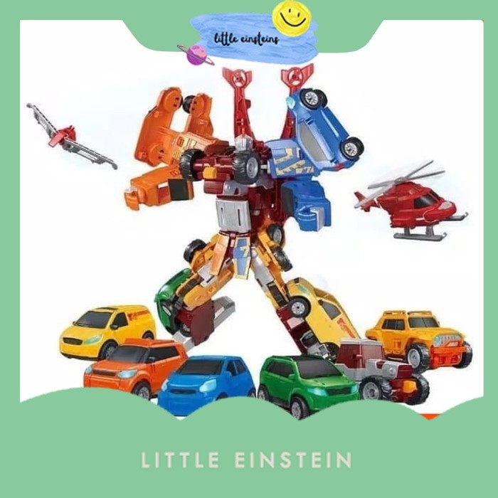 Little Einstein Mainan Anak Robot GIGA 7 Mainan Robot Mini GIGA7 Series Mainan Anak Mainan Anak Pere