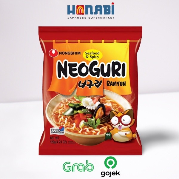 

Nongshim Neoguri Udon Noodle Soup & Spicy Seafood 120g - Ramen Pedas Made In Korea