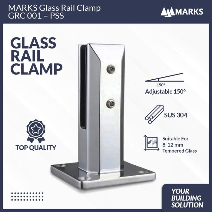 MARKS Glass Rail Clamp GRC 001 – PSS