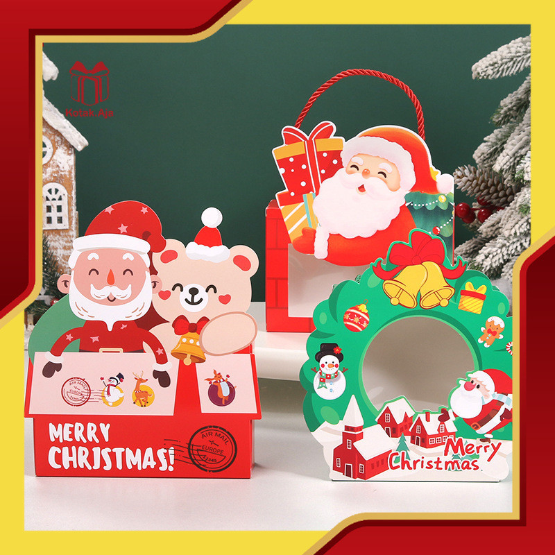 

Box Kue Natal / Kotak Kue Natal / Dus Kue Natal / Box Hampers Natal I SCE01