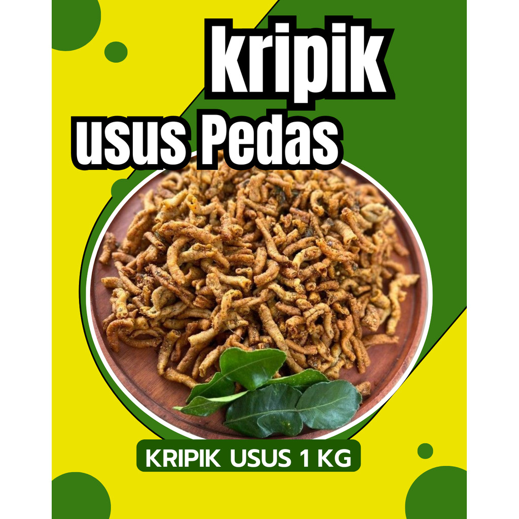 

Keripik Usus Ayam Crispy Pedas Daun Jeruk 1kg