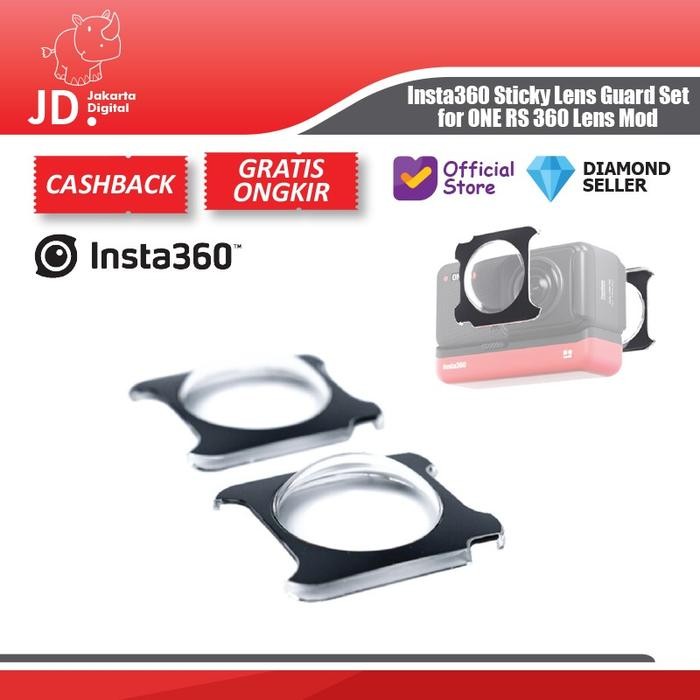 Insta360 Sticky Lens Guard Set for ONE RS 360 Lens Mod Original