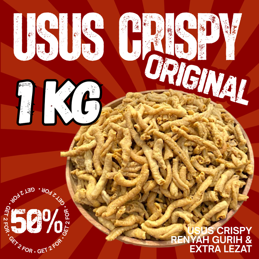 

keripik usus ayam super 1kg gurih renyah enak