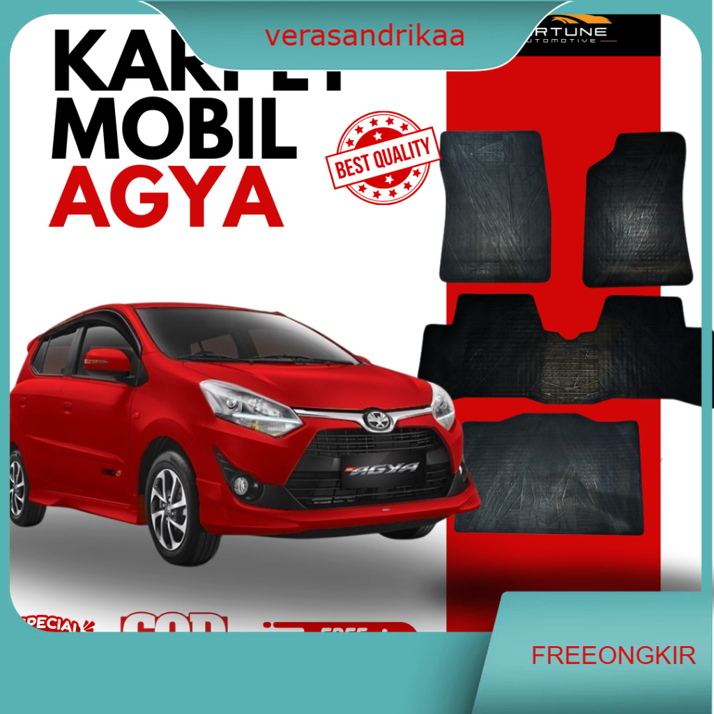 Karpet Lantai Karet Agya / Karpet Lantai Karet Mobil Agya