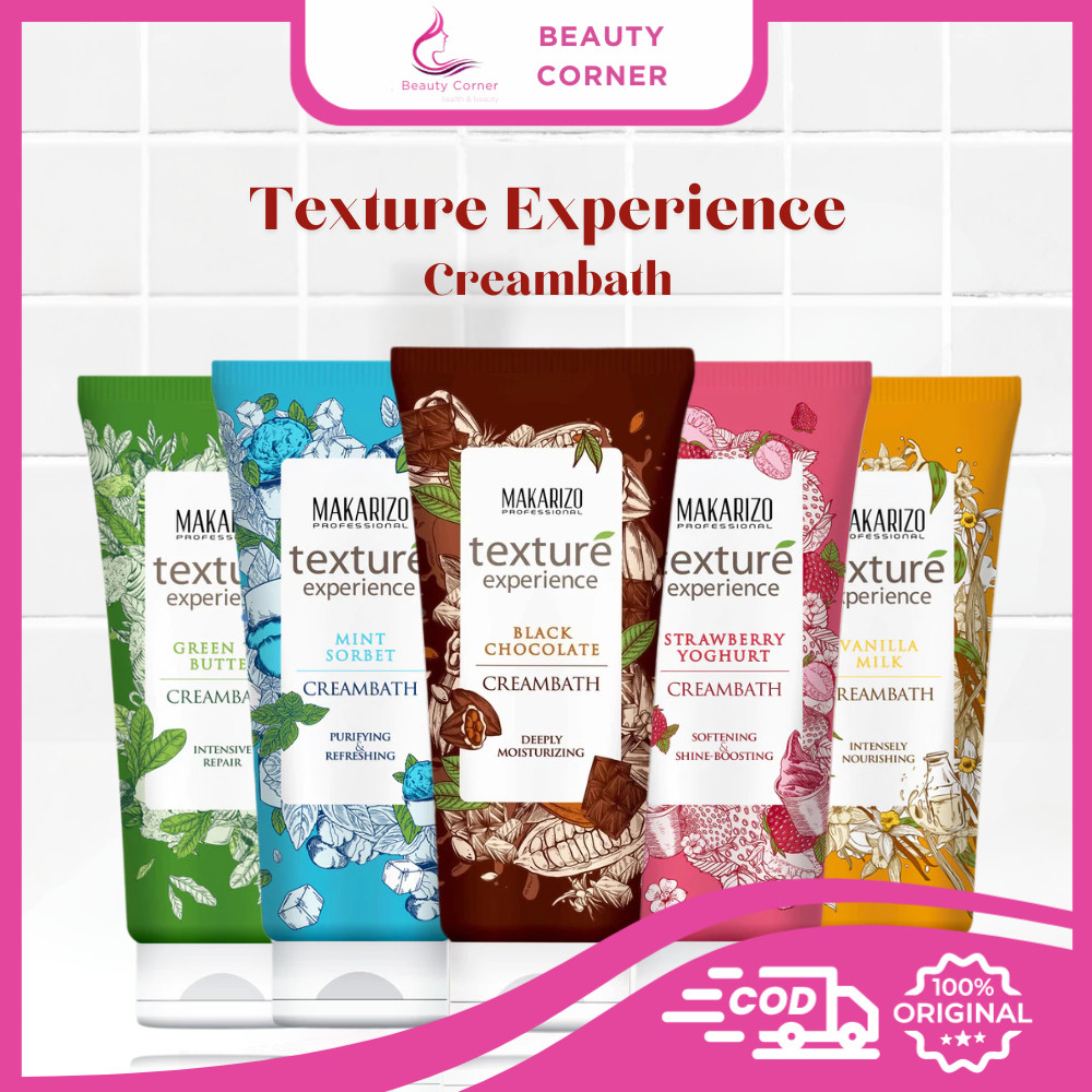 (Tube) Makarizo Professional Texture Experience Creambath - 200ml