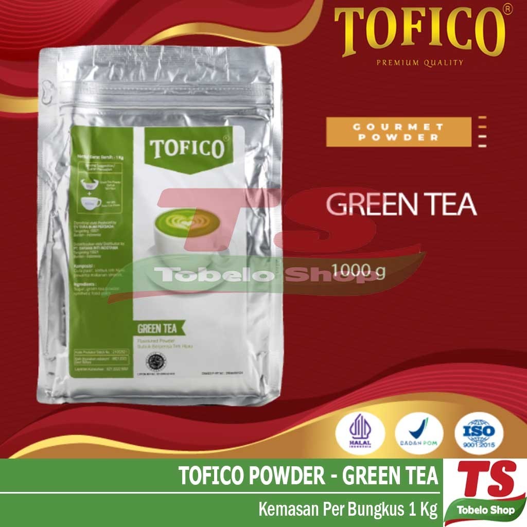 

TOFICO GREEN TEA POWDER / TOFICO GREENTEA POWDER / BUBUK TOFICO GREENTEA / BUBUK MINUMAN / TOFICO POWDER GREEN TEA
