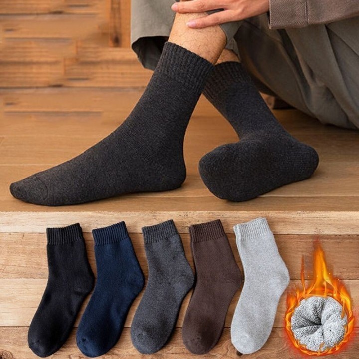 Kaos Kaki 3/4 Pria Tebal Musim Dingin - Ratu Stoking