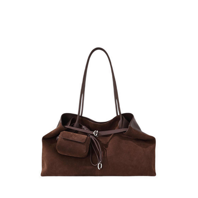 Pazzion Santina Convertible Tas Tote Bag Wanita Convertible Selempang Bahu Kulit Sintetis Warna Cokl