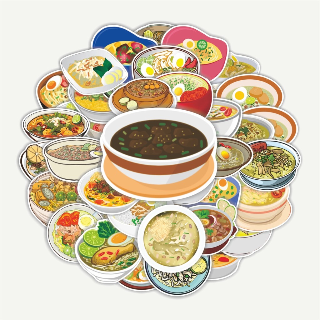 

Sticker Pack Stiker Soto Cartoon | Sticker TUMBLR | Stiker LAPTOP KOPER HELM