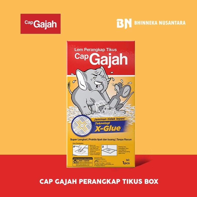 Cap Gajah Lem Perangkap Tikus dan Hama