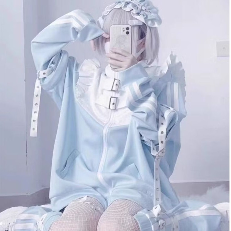 [PERIWINGKEL] jacket tenshi kawaii blue