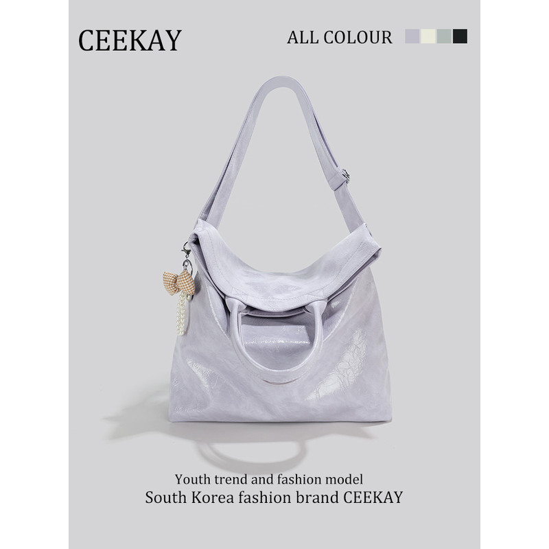 CEEKAY Tas Jinjing Sederhana Selempang Komuter Berkapasitas Besar