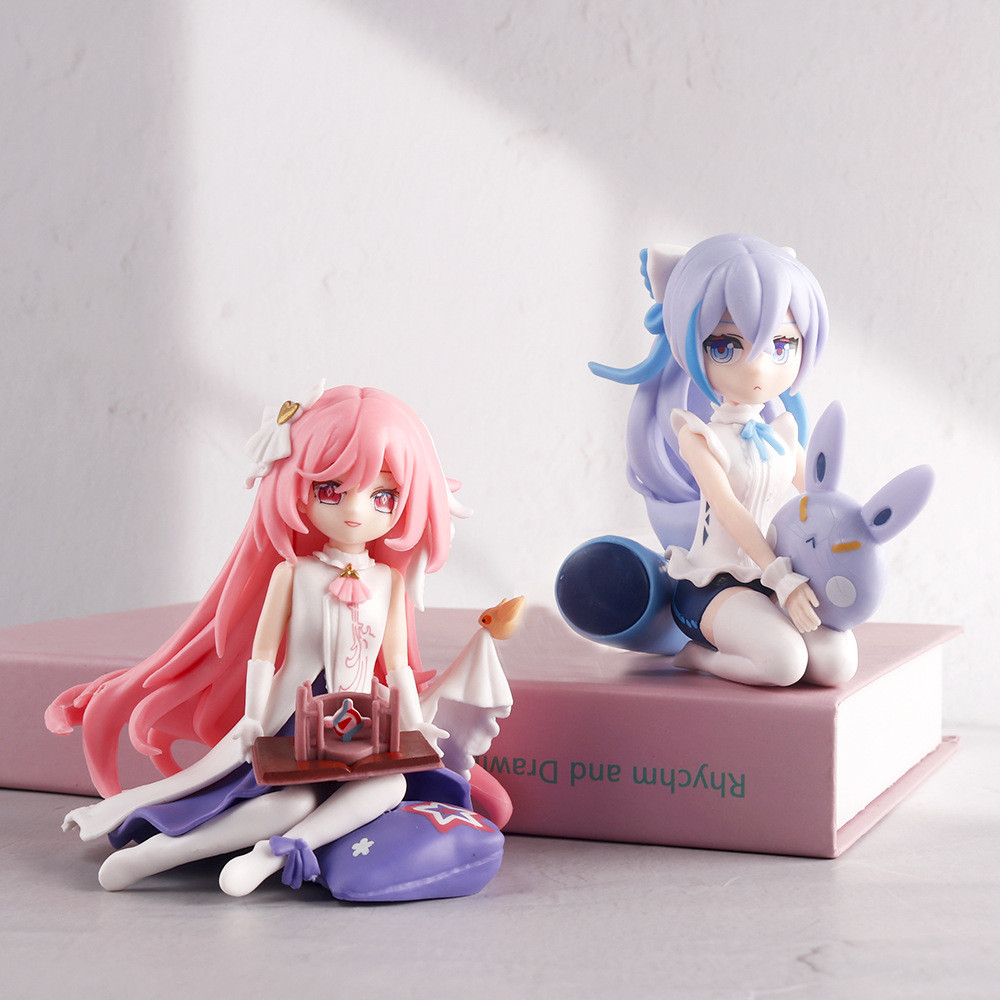 Honkai Impact 3 Anime Action Figure Elysia Bronya Zaychik Game Peripheral Collection Decoration Desk