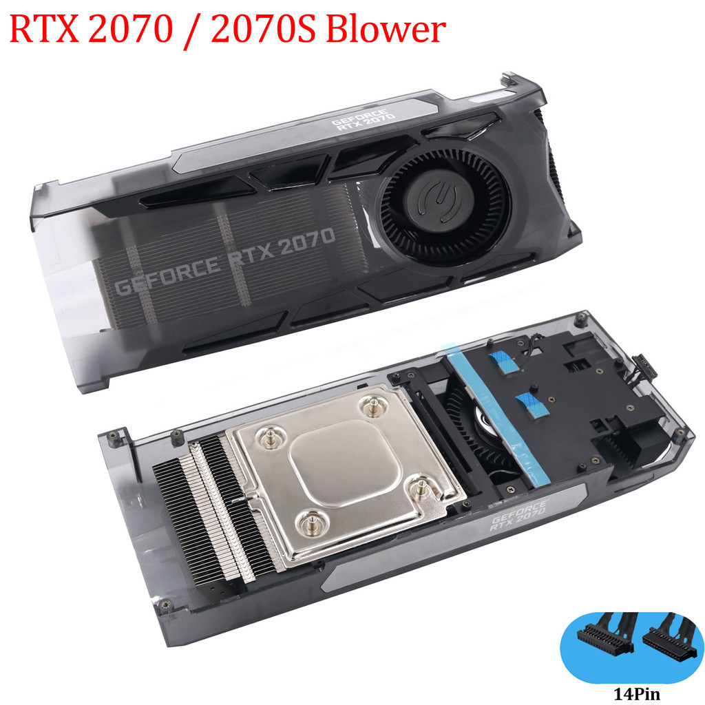 RTX2070 2080 Heatsink for EVGA GeForce RTX 2070 2070S 2080 2080S 2080Ti BLOWER Graphics Card Cooling
