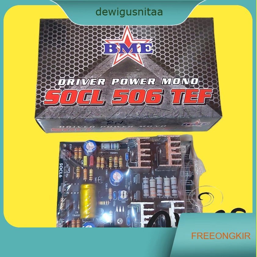 KIT DRIVER POWER MONO SOCL 506 TEF BME