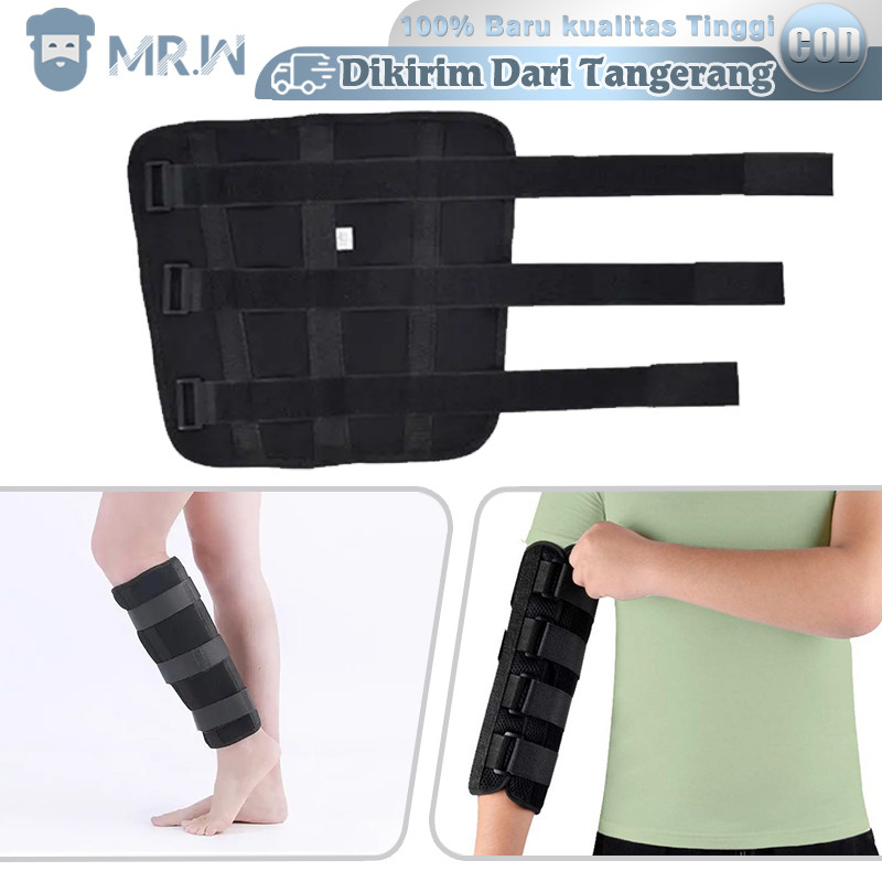 pelurus tangan Backslab Arm Brace Lengan Deker Cidera Pergelangan Tangan Bernapas Alat Bantu Patah T