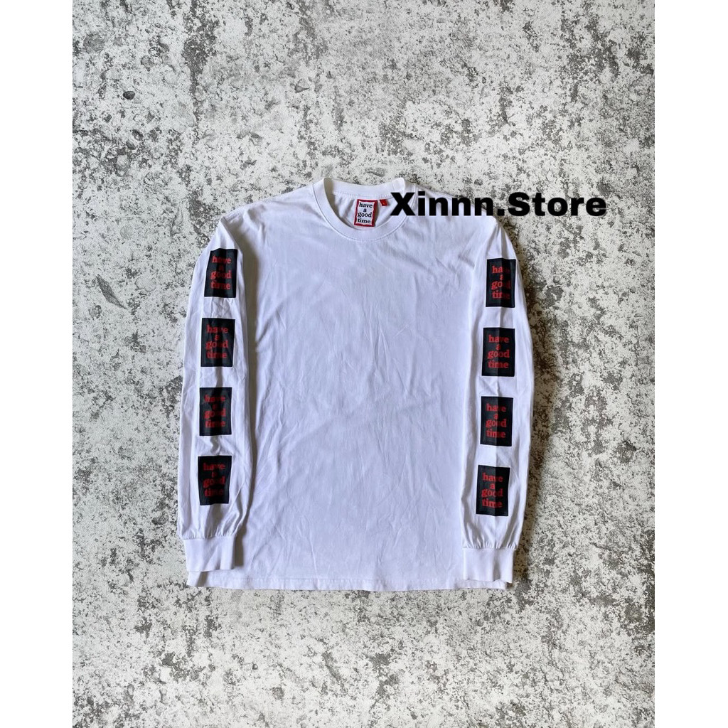 Kaos Lengan Panjang Have A Good Time Frame Black
