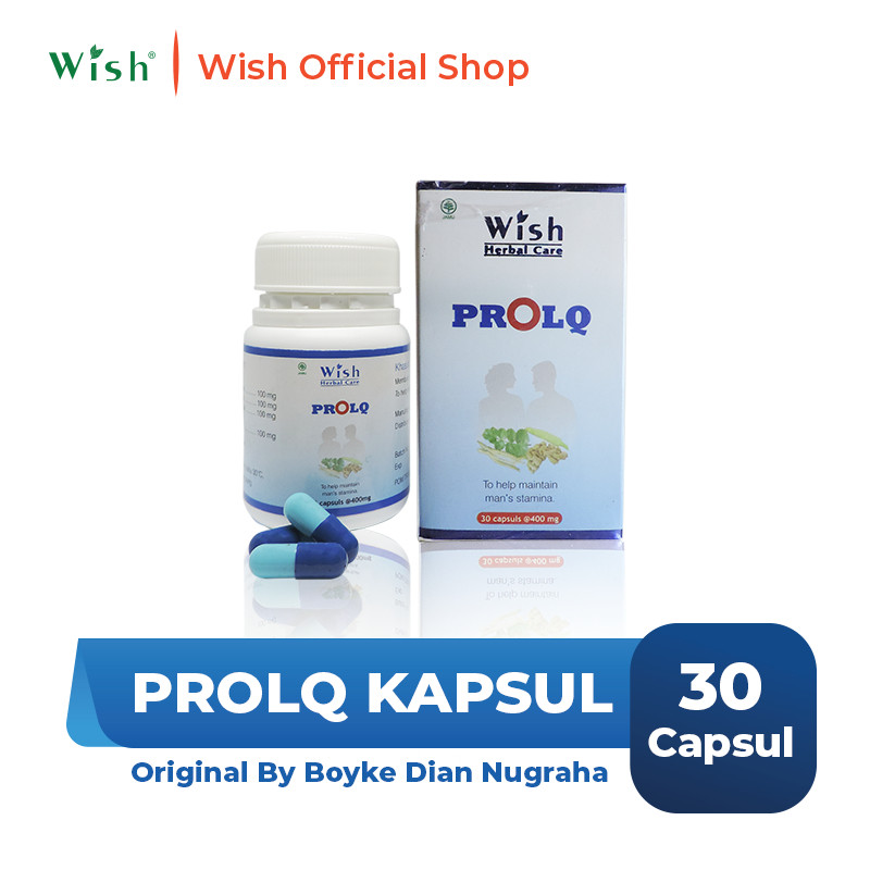Wish ProLQ Kapsul by Boyke – Herbal Premium Pria Stamina & Performa Terjaga