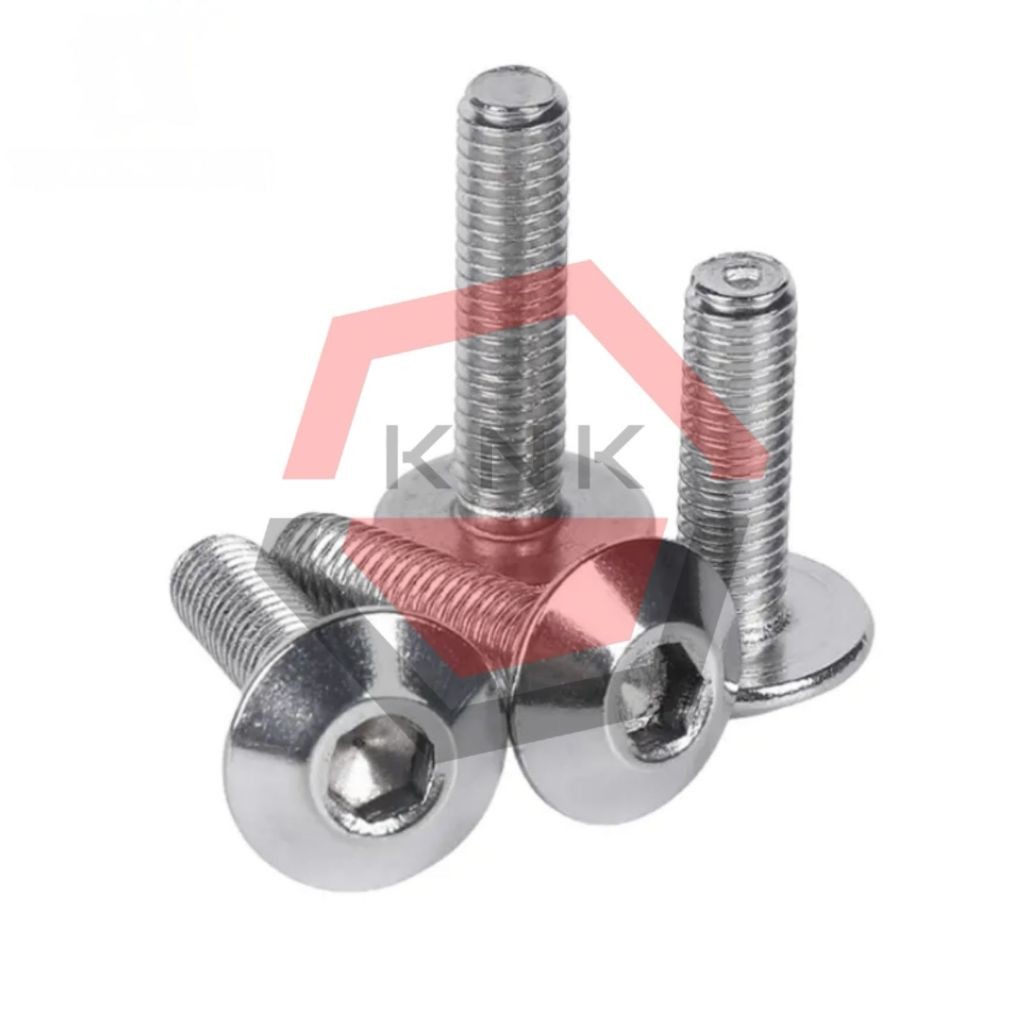 BAUT L M6x12 UMBRELLA HEAD STAINLESS STEEL