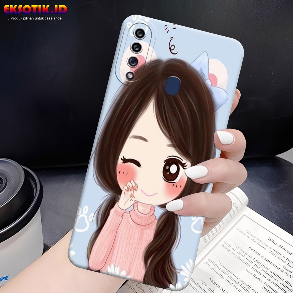 Case SAMSUNG A20S-  Casing SAMSUNG A20S - Case CUTE GIRL - Skin Handphone - Silikon SAMSUNG A20S - C