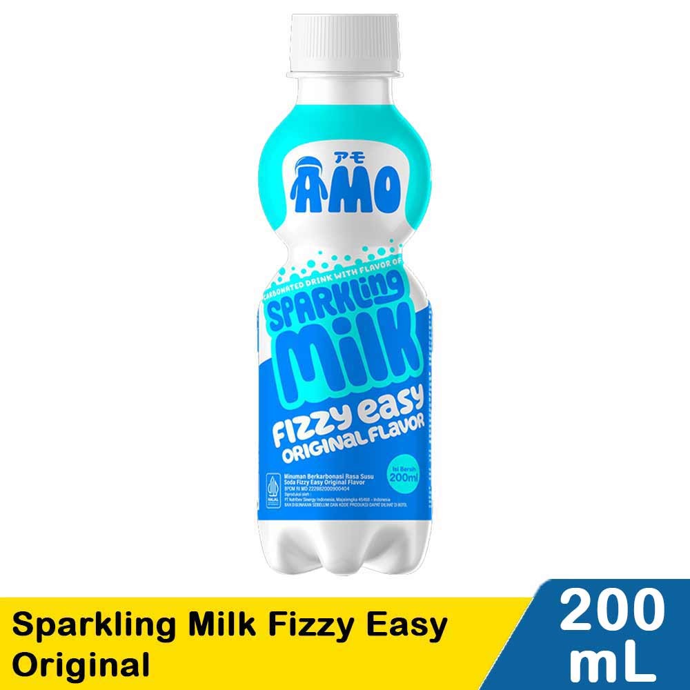 AMO SPARKLING MILK FIZZY EASY ORIGINAL 180mL