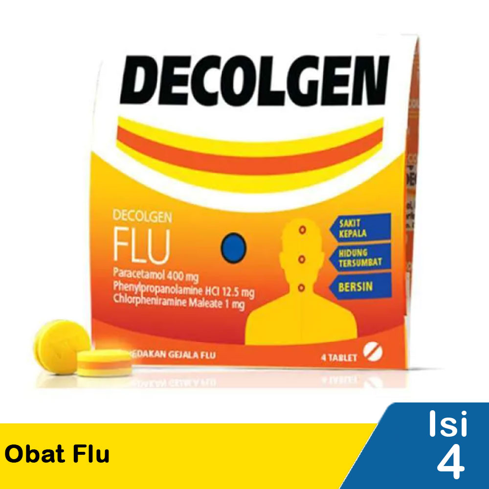DECOLGEN OBAT FLU (4'S) TABLET