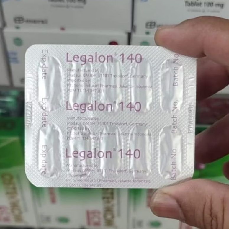 LEGALON 140 MG STRIP 10 KAPSUL