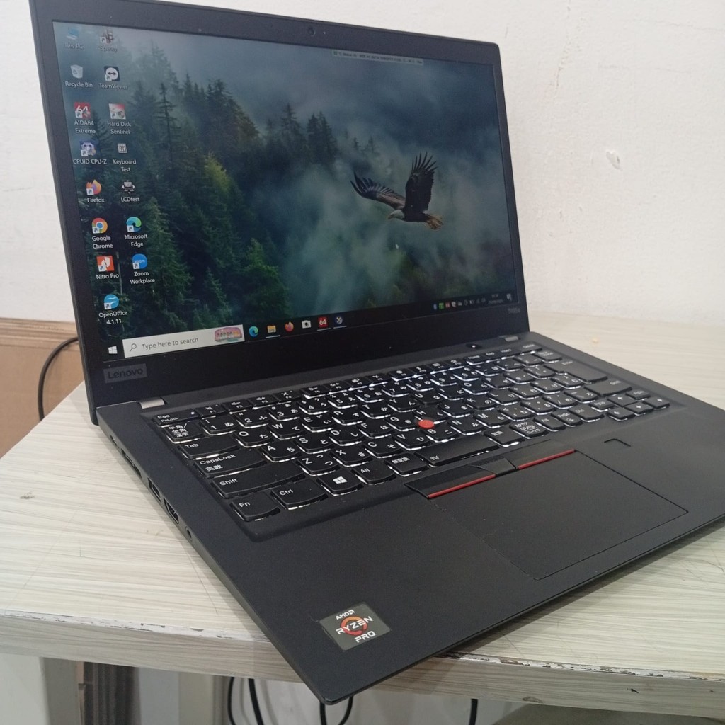 Laptop bekas laptop Lenovo T495s ram 16GB ssd 512 CORE i5 gen16 ringan