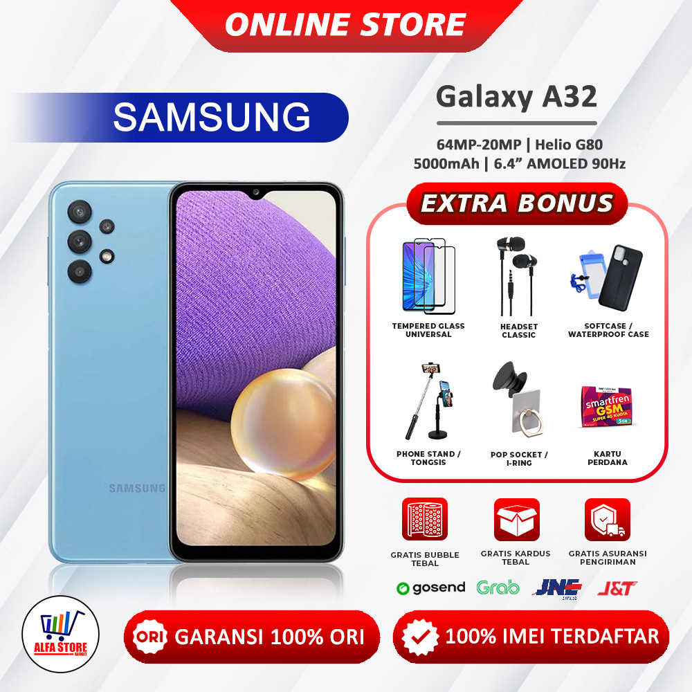 Samsung Galaxy A32 RAM 8/128GB samsung galaxy A33 5G ram 8/256-8/128Gb Garansi Resmi