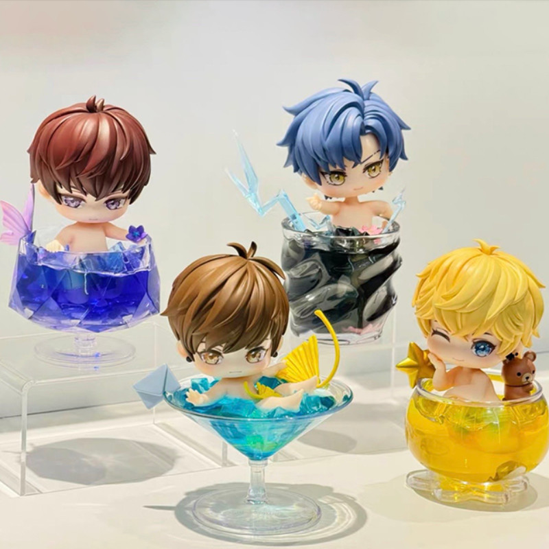 Genuine Mr Love Queen's oice Cocktail Series Q Version Figure Cute Figurine Gavin Victor Kilo Lucien