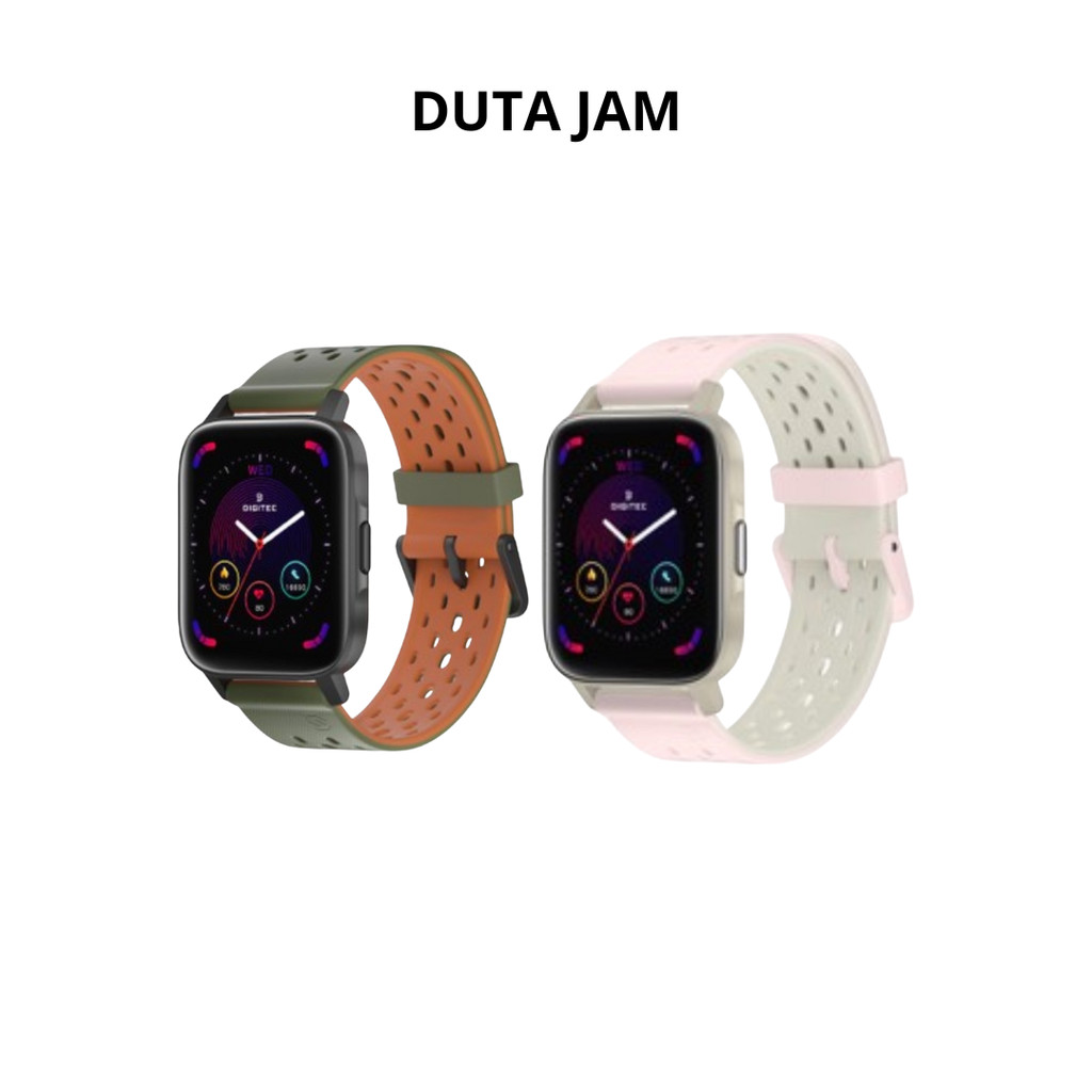 JAM TANGAN UNISEX DIGITEC SMARTWATCH LANOS ORIGINAL RUBBER STRAP