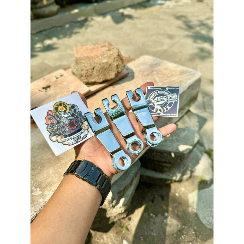 Tuas-Paha Rem Belakang Honda Win-100 Nice-110 Kirana-Kharisma Supra-X 125 Revo-100 Ori AHM CHROME