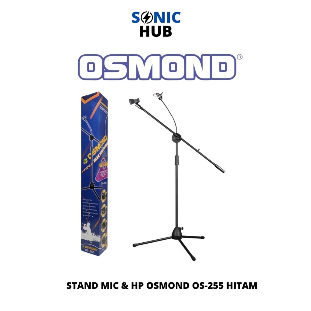 OSMOND STAND CAGAK MIC OS255 PLUS HOLDER HP