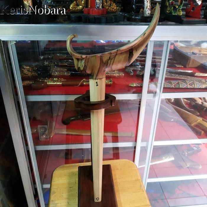 Warangka Keris Ladrang Surakarta Solo Kayu Timoho Pelet Motif Elegan kNB6