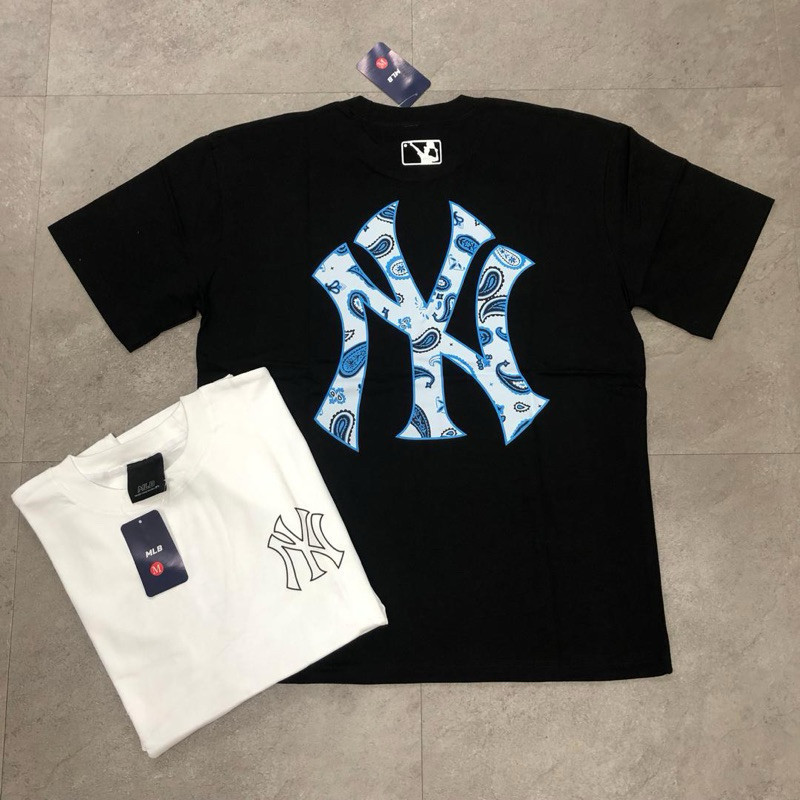 Kaos New MLB Streetwear NY NewYork Cotton Tee M-L-B  T-shirt SUMMER CASUAL T SHIRT