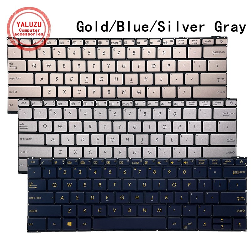 US English NEW Laptop Keyboard For ASUS ZenBook 3 UX390CA UX390U UX390 UX390UA UX390UAK