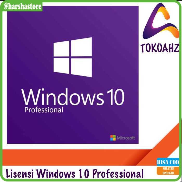 Lisensi Windows 10 Pro -HARSHA-