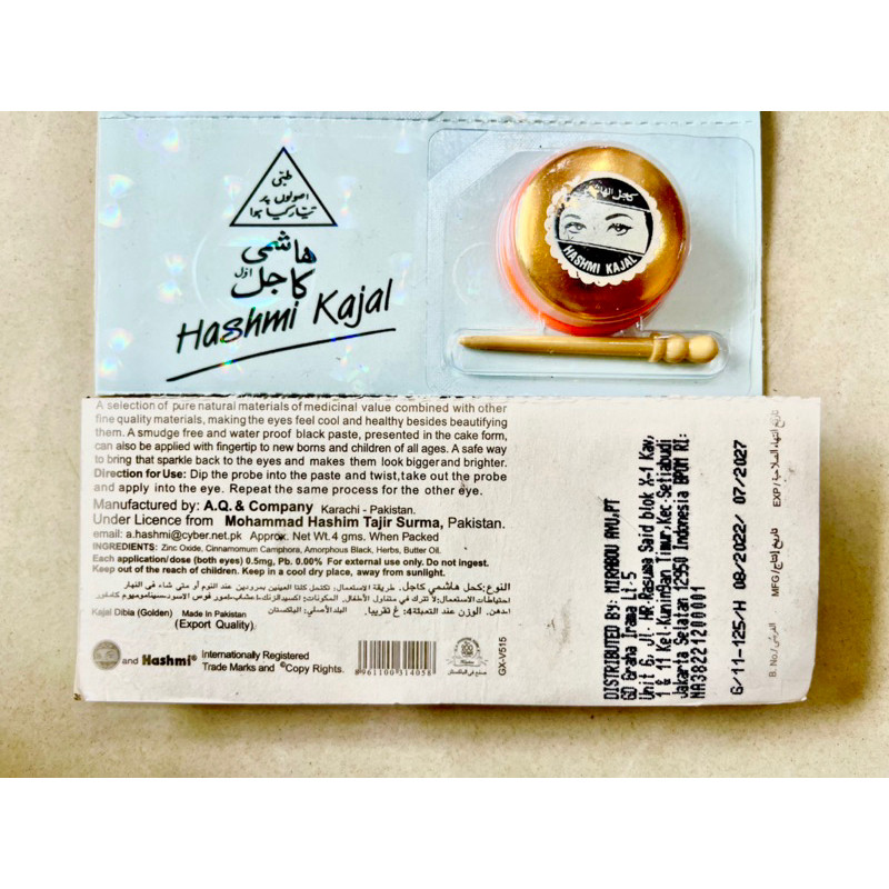 Hashmi Mur Hashmi Kajal Celak Mata Hitam untuk baby/bayi