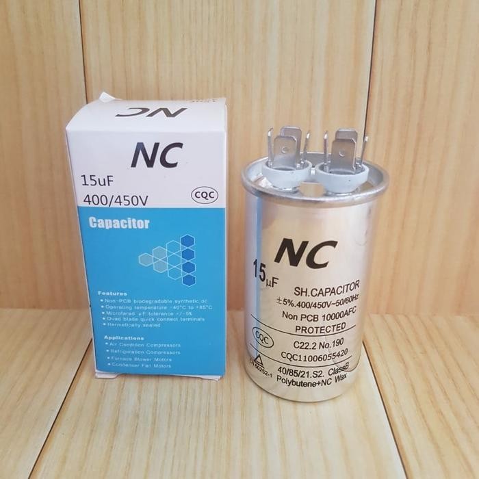Capasitor NC 15UF / 15 micro / Running Capasitor 15 micro